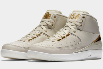 Gold Nike Air Jordan 2 quai 54