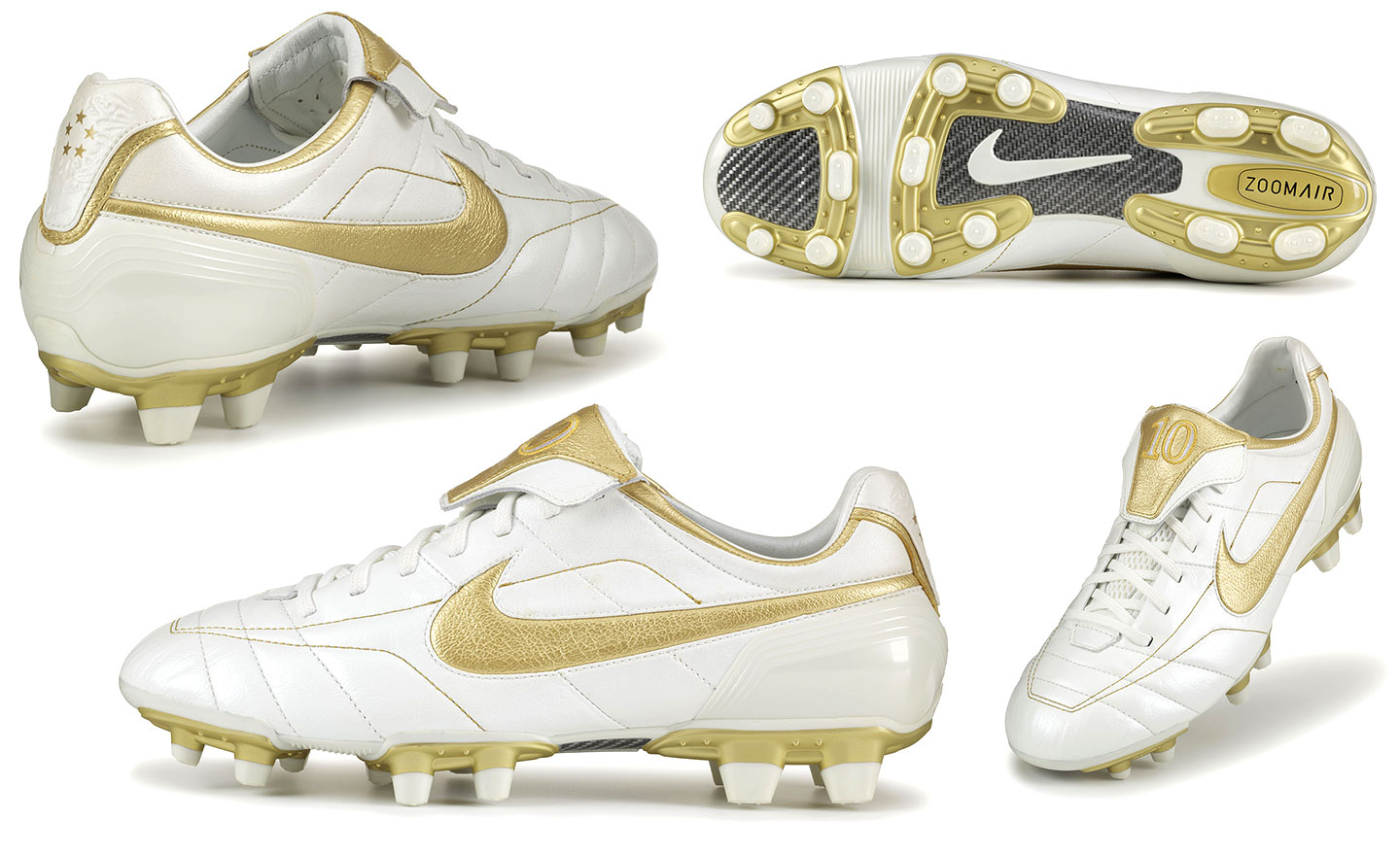 Nike Football Ronaldino Tiempo Gold soccer cleats 2005