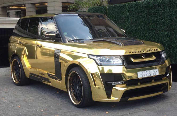 Range Rover Hamann gold London