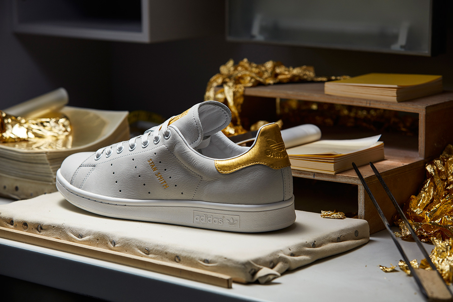 Dipped in Gold Adidas Originals Stan Smith and Rod Laver