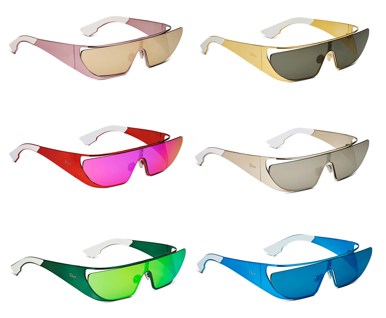 Dior Rihanna Sunglasses metallic colors