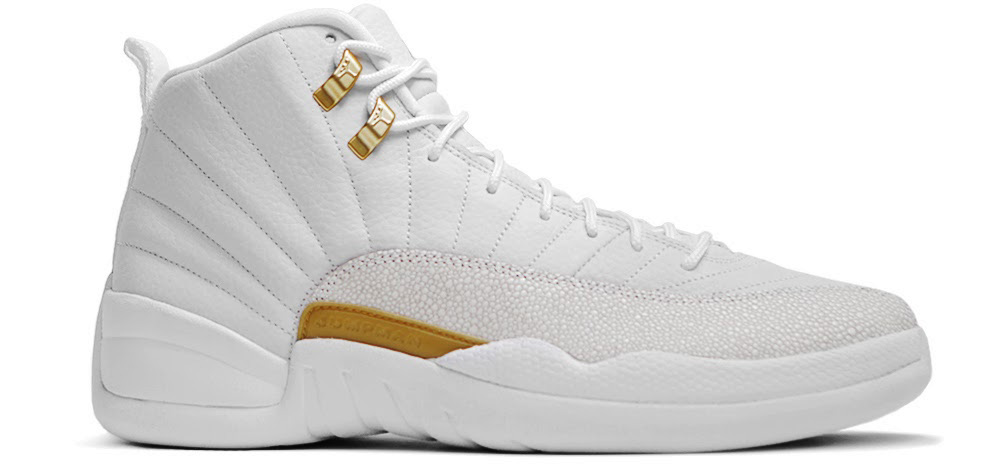 drake nike air jordan retro ovo 12 white gold