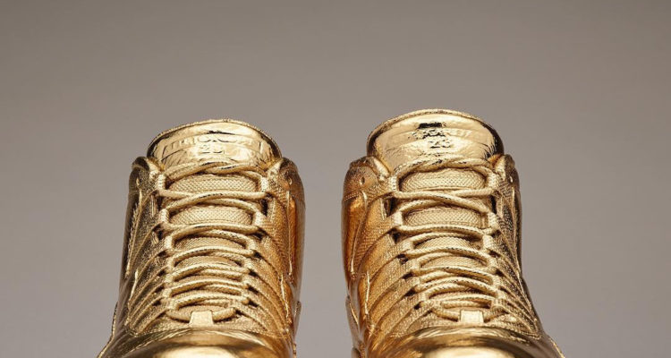 pure gold jordans