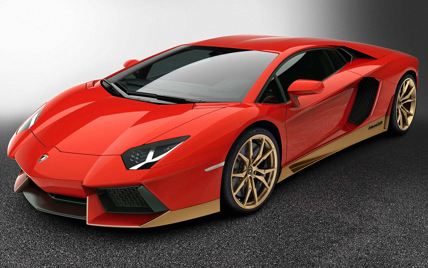 Lamborghini Aventador Miura 50 homage front