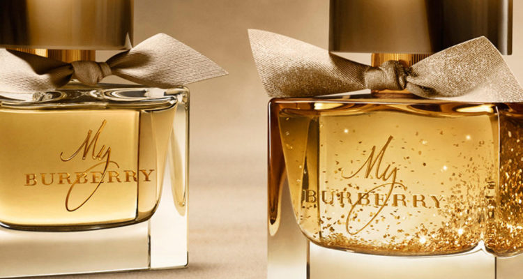 my burberry limited edition gold flakes bottle compare