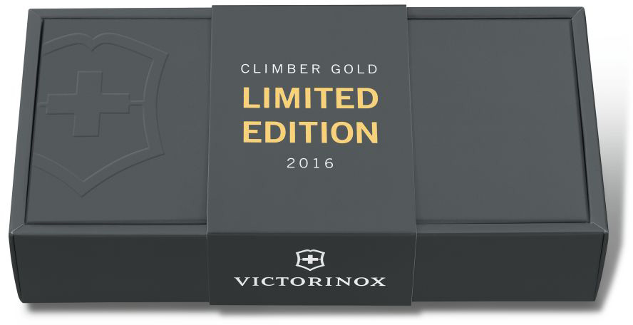 Victorinox Climber Gold Swiss army knife Limited Special Edition 13703T88 rio 2016 box