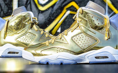 Nike Air Jordan Retro 6 Pinnacle Metallic Gold featured