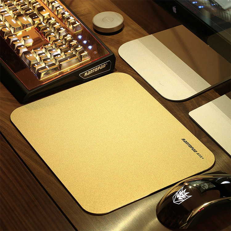 Rantopad gold mouse pad keyboard