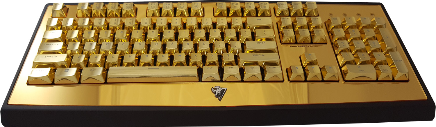 Gold Keyboard Rantopad