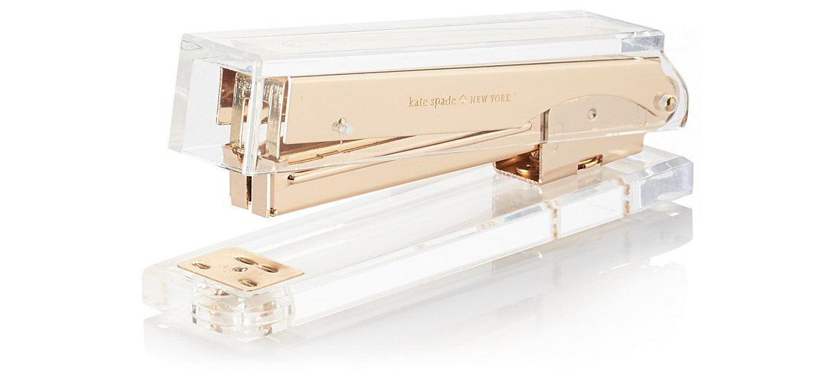 kate spade new york gold stapler