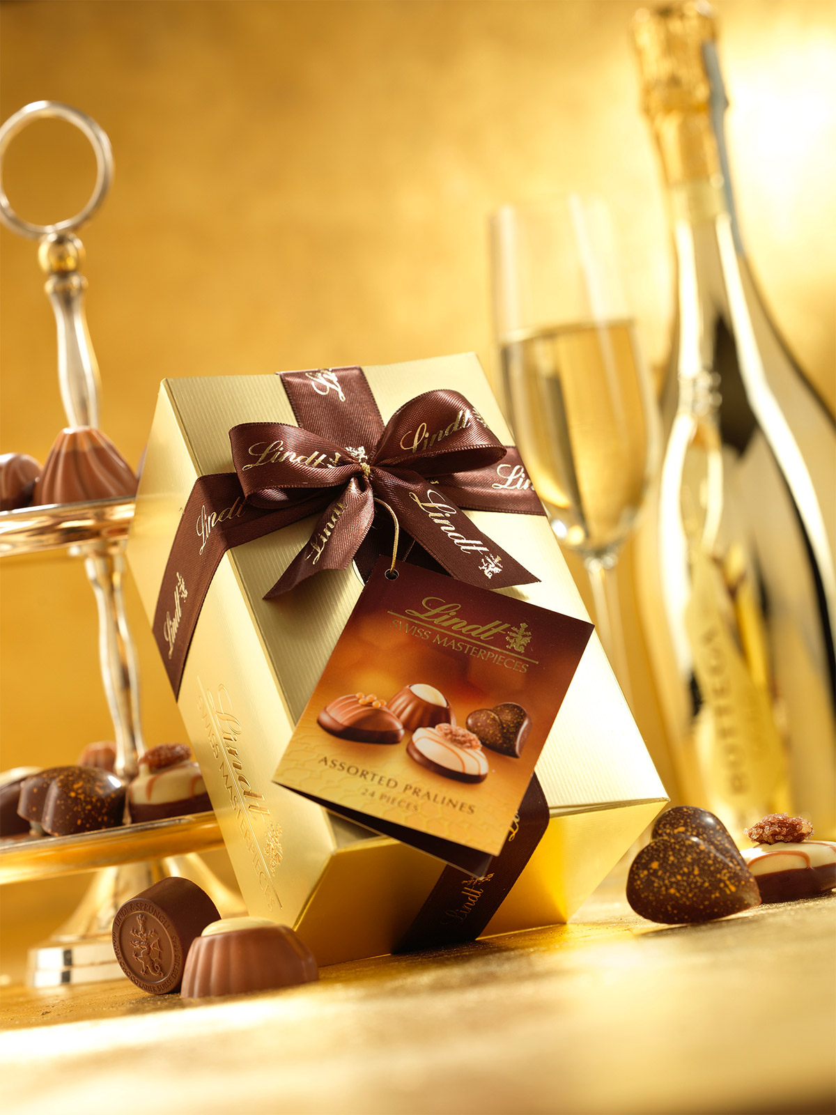 Bottega Lindt gold gift set 3